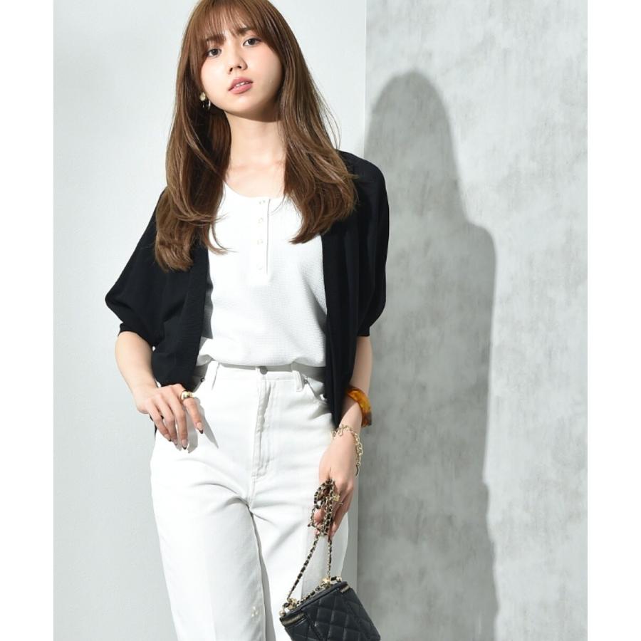 INTERPLANET 【接触冷感・UV】ドルマンカーディガン - 画像 (2)