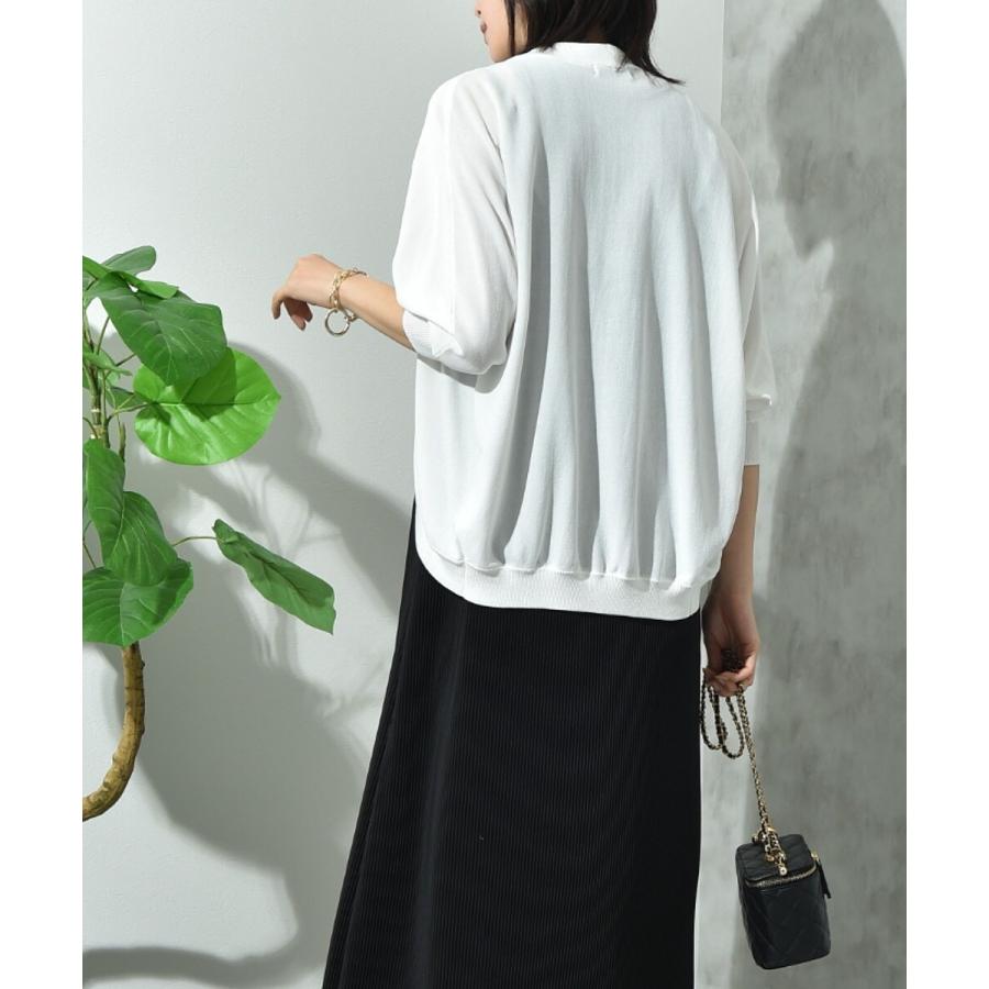 INTERPLANET 【接触冷感・UV】ドルマンカーディガン - 画像 (8)