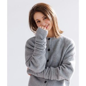 【洗える】ふわふわニット 2WAYクルーカーディガン