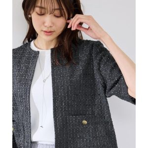 ROPE' PICNIC 【サマー・ツイード】ハーフスリーブジャケット
