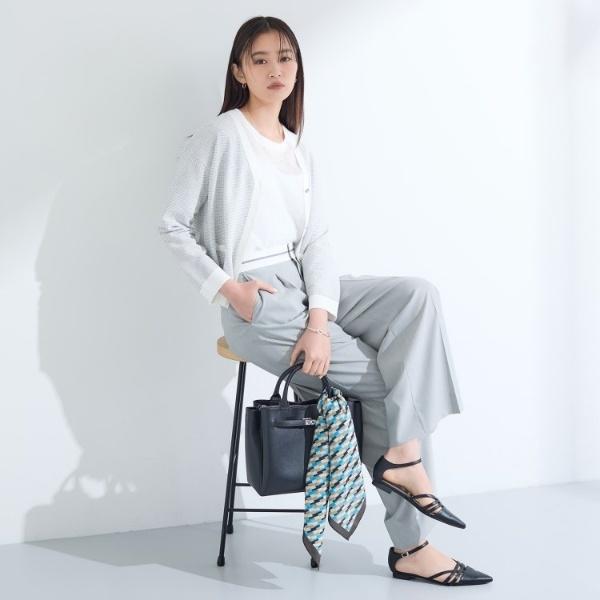 INDIVI 【洗える】バイカラーカーディガン - 画像 (6)