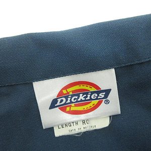 H■ディッキーズ/Dickies つなぎ カバーオール 長袖オーバーオール オールインワン 作業着【44】紺/MENS■5【中古】