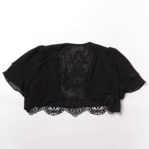 Dorry Doll カーディガン BACK刺繍レース　シフォンボレロ レディース