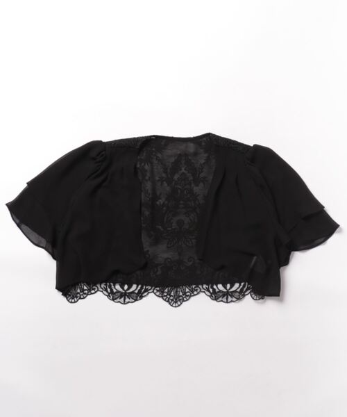 Dorry Doll カーディガン BACK刺繍レース シフォンボレロ レディース - 画像 (2)