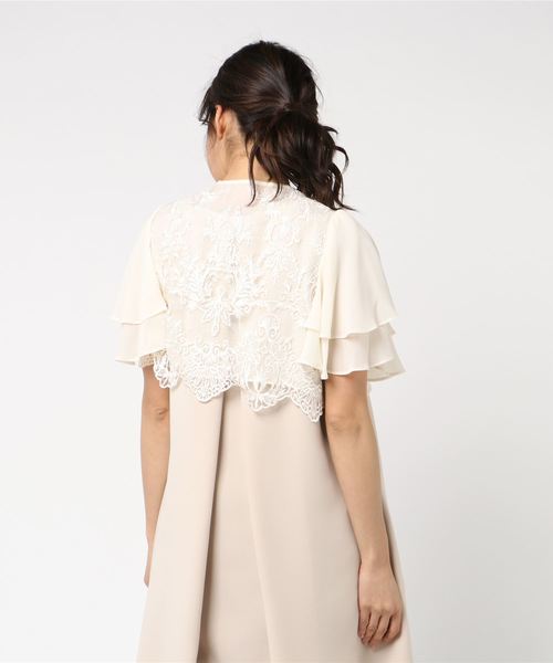 Dorry Doll カーディガン BACK刺繍レース シフォンボレロ レディース - 画像 (8)