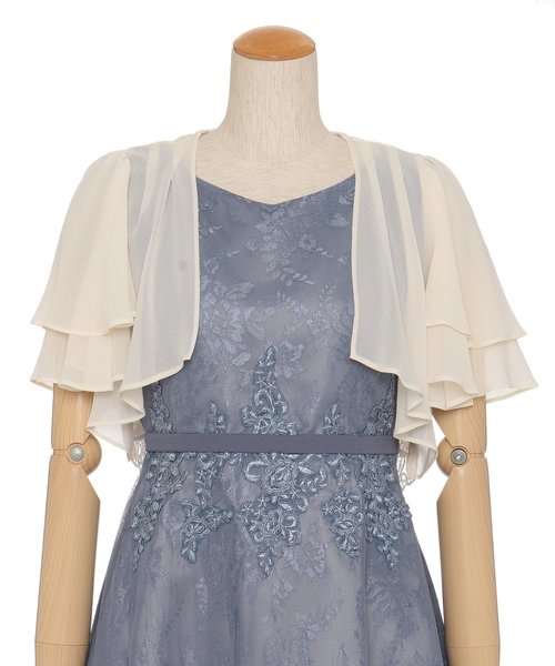 Dorry Doll カーディガン BACK刺繍レース シフォンボレロ レディース - 画像 (9)