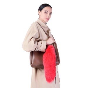 しっぽ ファー 尻尾 キーホルダー 大きいサイズ しっぽキーホルダー Y2K カラフル かわいい ピンク フェイクファー