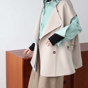 GeeRA ベスト ジレ オーバーサイスデザインベスト レディース