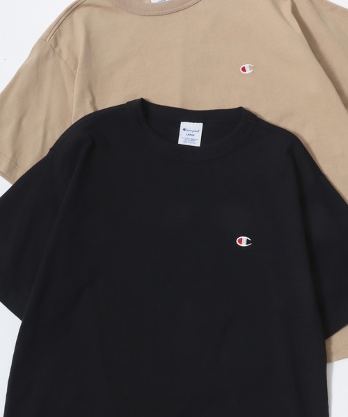 Champion tシャツ Champion/チャンピオン コットンUSA ロゴワッペン ワンポイント刺繍 半袖Tシャツ/無地T/レディース メンズ レディース - 画像 (3)