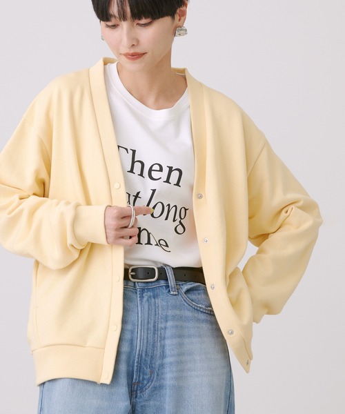 AMERICAN HOLIC カーディガン 裏毛Vネックカーディガン レディース - 画像 (6)