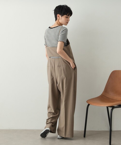 OPAQUE.CLIP tシャツ 細ボーダーリブカットソー「洗濯機洗い可」 レディース - 画像 (7)