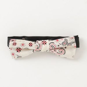 蝶ネクタイ 「yomiya select」コットンペイズリー蝶ネクタイ