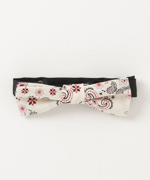 蝶ネクタイ 「yomiya select」コットンペイズリー蝶ネクタイ