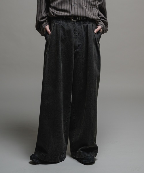Casper John ジーンズ 13.5oz High tapered denim pants/13.5oz ハイテーパードデニムパンツ メンズ - 画像 (4)
