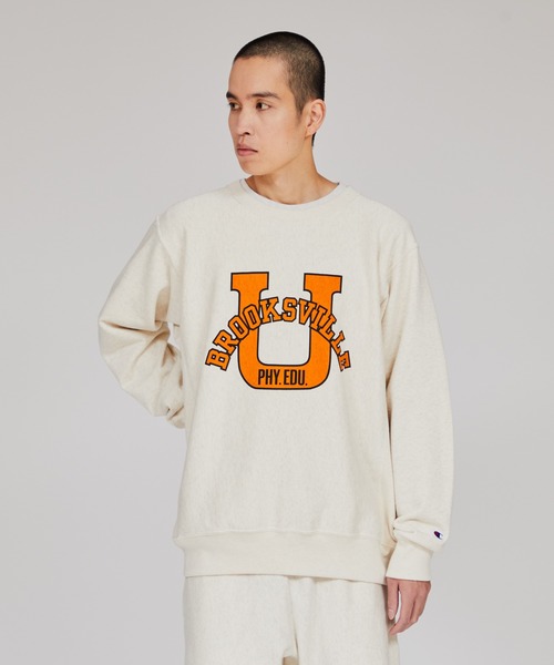 Champion トレーナー スウェット 「Champion/チャンピオン」メンズ リバースウィーブ(R) ハーフスリーブスウェットシャツ メンズ - 画像 (4)