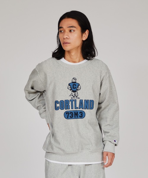 Champion トレーナー スウェット 「Champion/チャンピオン」メンズ リバースウィーブ(R) ハーフスリーブスウェットシャツ メンズ - 画像 (3)