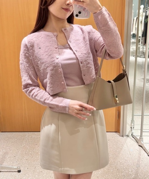 SNIDEL カーディガン ニットレースアンサンブル レディース - 画像 (5)