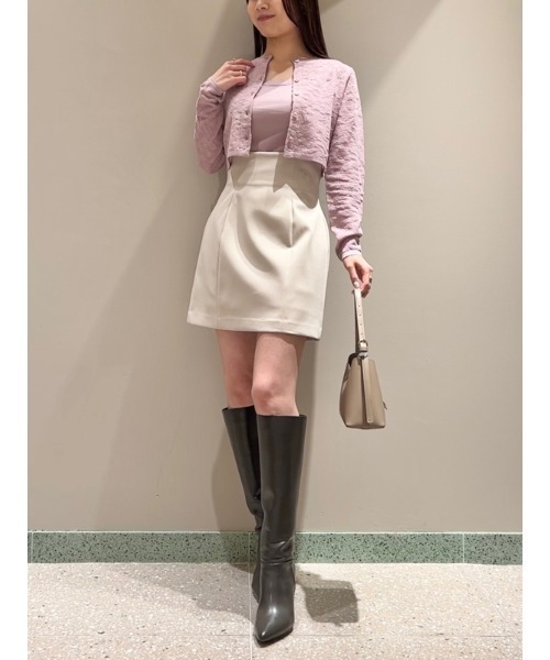 SNIDEL カーディガン ニットレースアンサンブル レディース - 画像 (6)