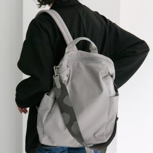 ear PAPILLONNER デイバック リュック 柄ワイドテープリュック＆ショルダーバッグ レディース