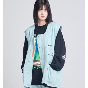 Little sunny bite ベスト ジレ 「Little bite」twill vest レディース メンズ