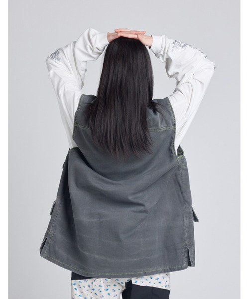 Little sunny bite ベスト ジレ 「Little bite」twill vest レディース メンズ - 画像 (5)