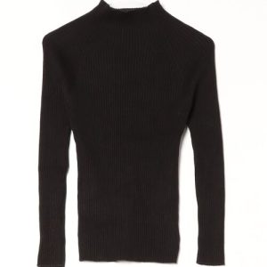 SENSE OF PLACE by URBAN RESEARCH 「SENSE RESEARCH」 長袖ニット ONE SIZE ブラック レディース