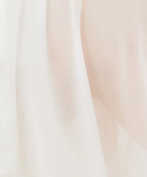 UNTITLED カーディガン 「ストレッチ性/短丈」クルーネックシアーカーディガン レディース - 画像 (9)