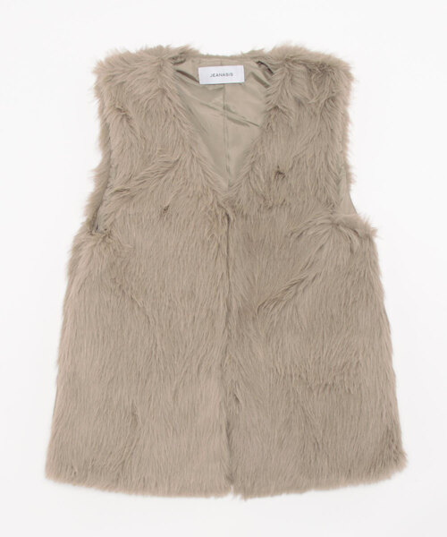 JEANASIS 「JEANASIS」 ベスト FREE ライトブラウン レディース - 画像 (2)