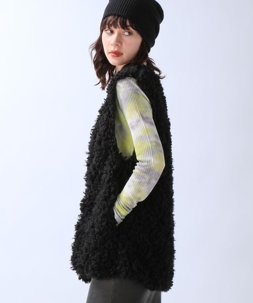 JEANASIS 「JEANASIS」 ベスト FREE ライトブラウン レディース - 画像 (3)