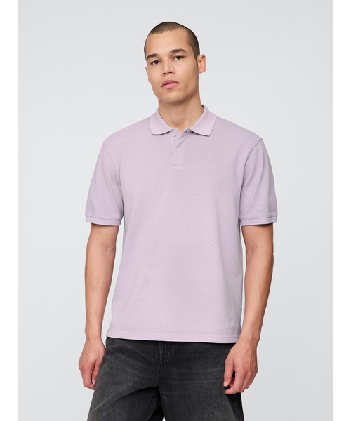 GAP ポロシャツ リラックス ピケポロシャツ 無地 メンズ レディース - 画像 (7)