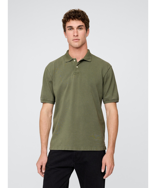 GAP ポロシャツ リラックス ピケポロシャツ 無地 メンズ レディース - 画像 (5)