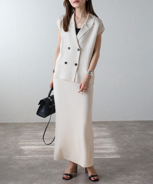 Bonjour Sagan 「Bonjour Sagan」 ニットベスト FREE キナリ レディース - 画像 (9)