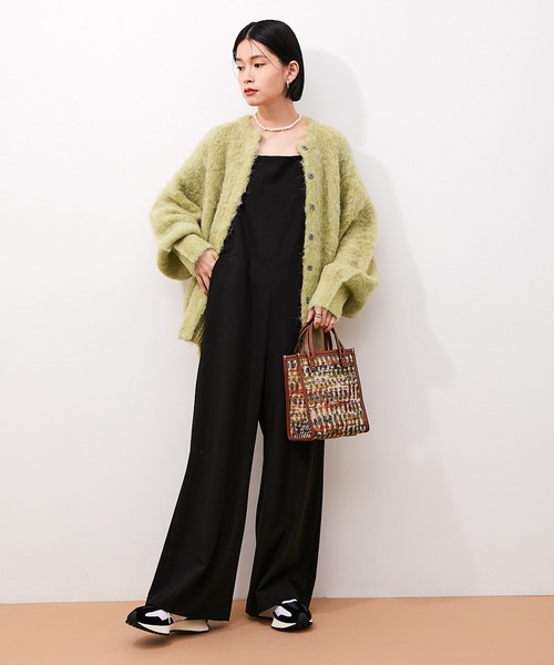 ADAM ET ROPE' 「ADAM ROPE'」 ニットカーディガン FREE イエロー系その他 レディース - 画像 (7)