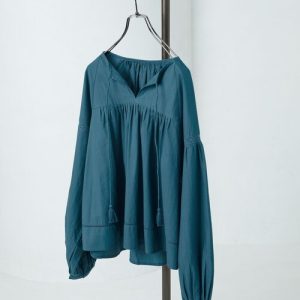 FREAK'S STORE 「FREAK'S STORE」 長袖ブラウス フリ- ブルー レディース