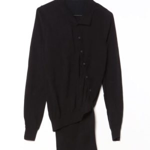 antiqua 「antiqua」 ニットカーディガン FREE ブラック レディース