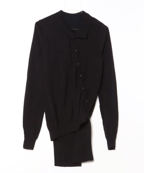 antiqua 「antiqua」 ニットカーディガン FREE ブラック レディース