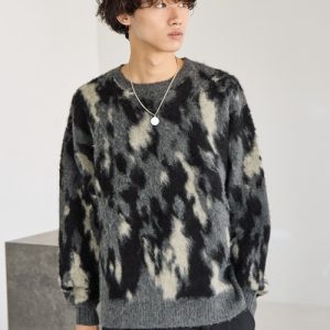 PBLIM ニット セーター 「UNISEX」」ミケネコニット レディース メンズ