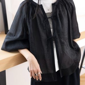 LEPSIM 「LEPSIM」 長袖ブラウス FREE ブラック レディース