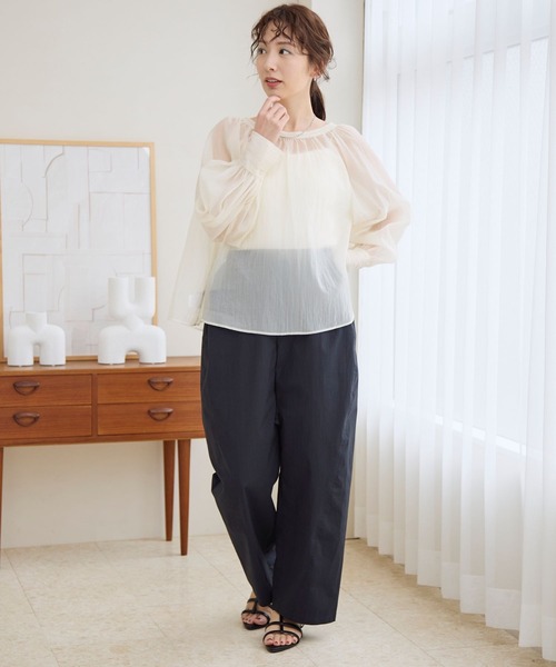 LEPSIM 「LEPSIM」 長袖ブラウス FREE ブラック レディース - 画像 (4)