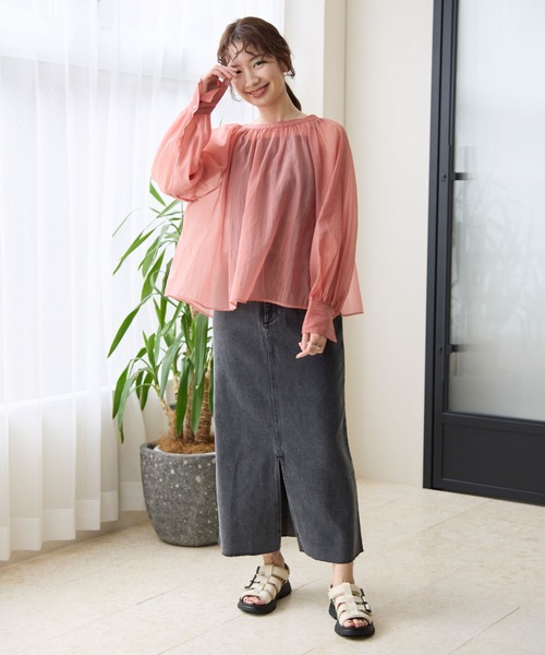 LEPSIM 「LEPSIM」 長袖ブラウス FREE ブラック レディース - 画像 (7)