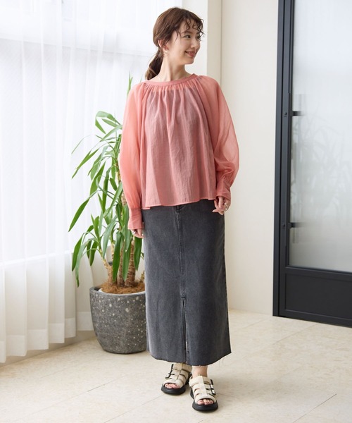 LEPSIM 「LEPSIM」 長袖ブラウス FREE ブラック レディース - 画像 (8)