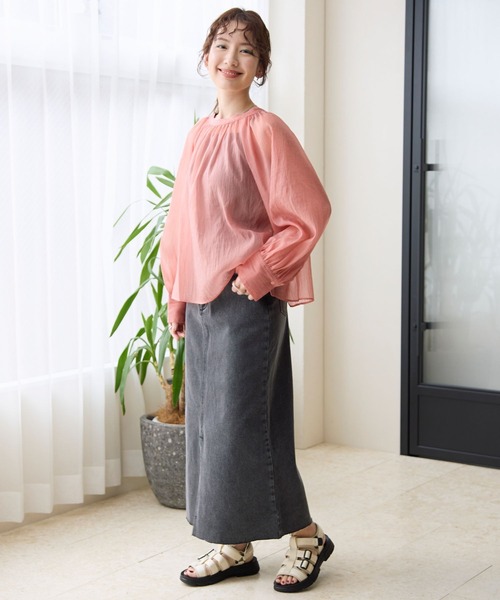 LEPSIM 「LEPSIM」 長袖ブラウス FREE ブラック レディース - 画像 (9)