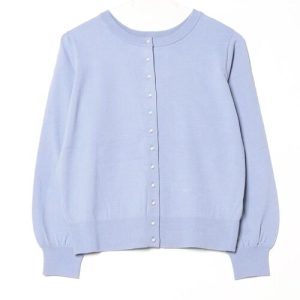 B：MING by BEAMS 「B:MING BEAMS」 ニットカーディガン ONE SIZE ブルー系その他 レディース