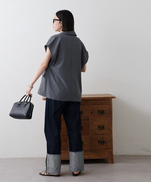 Discoat 「DISCOAT」 ベスト FREE ライトグレー レディース - 画像 (6)