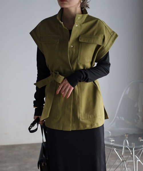 Bonjour Sagan 「Bonjour Sagan」 ベスト FREE カーキ レディース