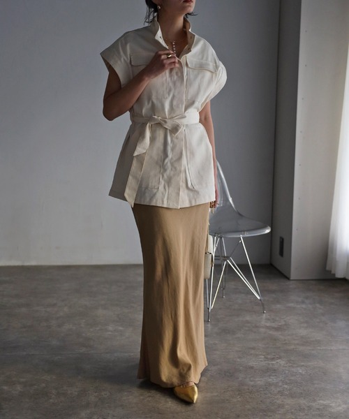 Bonjour Sagan 「Bonjour Sagan」 ベスト FREE カーキ レディース - 画像 (9)