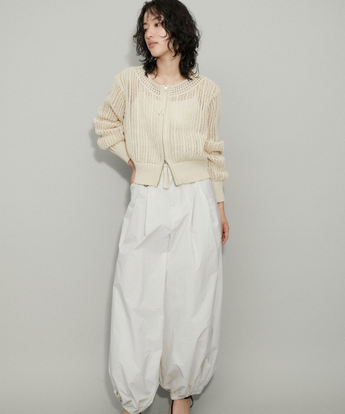 ADAM ET ROPE' 「ADAM ROPE'」 ニットカーディガン FREE オフホワイト レディース - 画像 (3)