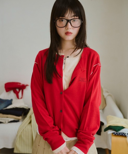 common gull products. カーディガン 2つで1つのカーディガン秋 レディース メンズ - 画像 (5)