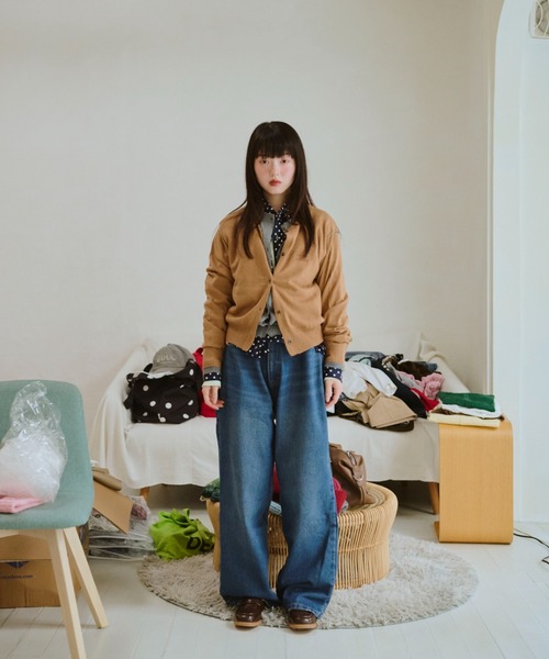 common gull products. カーディガン 2つで1つのカーディガン秋 レディース メンズ - 画像 (6)