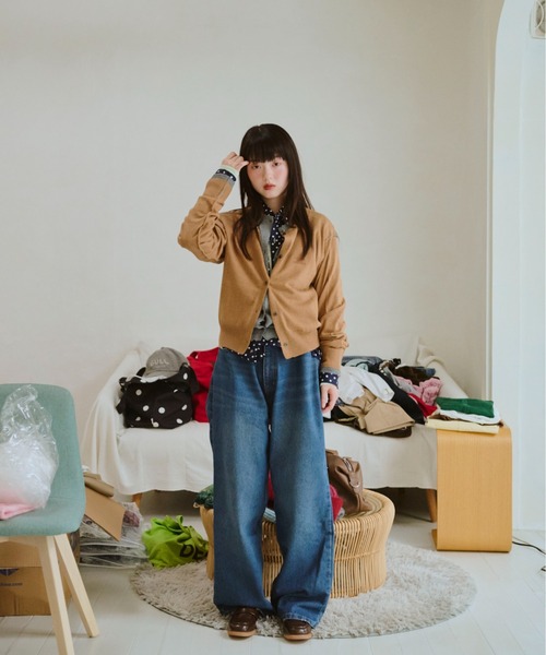 common gull products. カーディガン 2つで1つのカーディガン秋 レディース メンズ - 画像 (7)